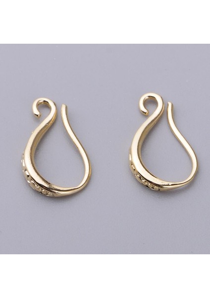 8x Küpe Kancaları Metal Kulak Teli Dıy Kadın Mücevher Yapımı Küpe Boncukları (Yurt Dışından)