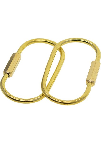 3x 2 Parça Dayanıklı Pirinç Vida Kilidi Klip Anahtarlık Anahtarlık (Yurt Dışından) fiyatları