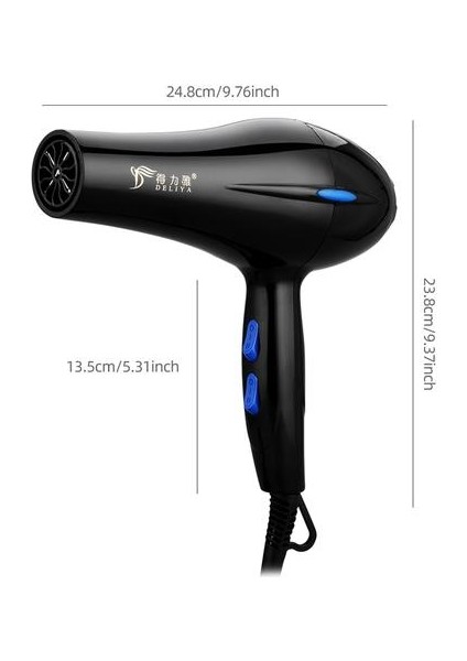W Çok Işlevli Elektrikli Saç Kurutma Makinesi Profesyonel Blower 2 Rüzgar Hızı 3 Isı Ayarı Blow Kurutucu Salon Saç Şekillendirici Aracı (Yurt Dışından) fiyatları