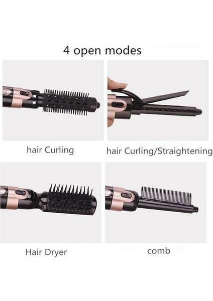 4 In 1 Styling Aracı Saç Kurutma Makinesi Saç Bigudi Tarak Salon Profesyonel Elektrikli Saç Kurutma Makinesi (Yurt Dışından) modelleri