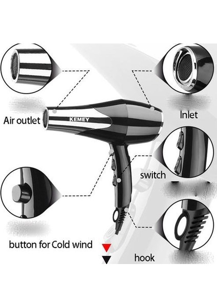 3000 Watt Tam Boy Pro Pro Saç Kurutma Makinesi Mesleki Salon Bere Kurutucu (Yurt Dışından)
