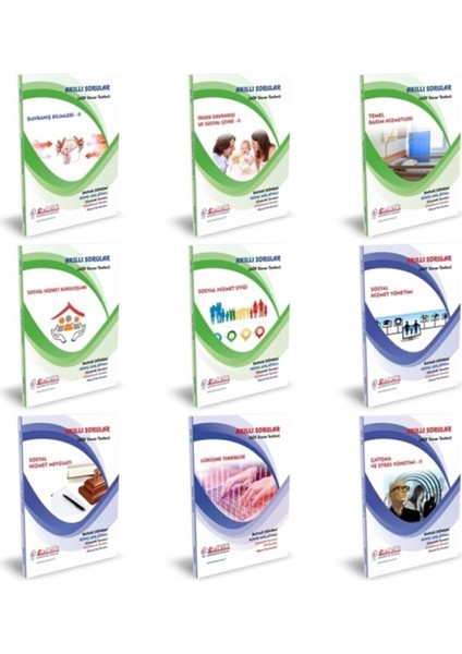 AÖF Sosyal Hizmetler 1 ve 2. Sınıf Bahar Dönemi 2 ve 4. Dönem Konu Anlatımlı Soru Bankası Set