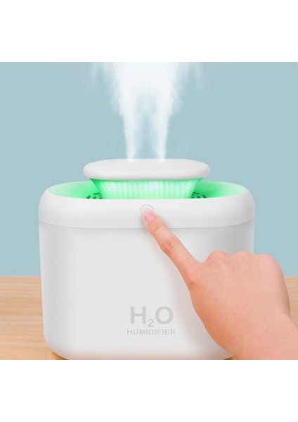 H2O Humidifier 3300 ml Ulrasonik Hava Nemlendirici Buhar Makinesi ve Aroma Difüzörü