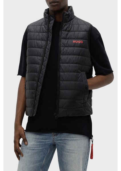 Su Geçirmez Slim Fit Dik Yaka Şişme Yelek Erkek Yelek 50468742 001