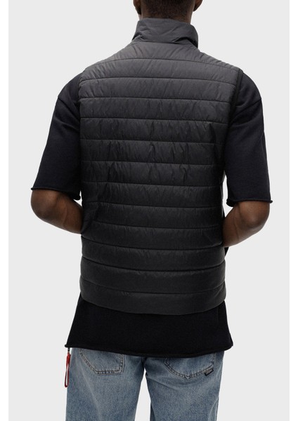 Su Geçirmez Slim Fit Dik Yaka Şişme Yelek Erkek Yelek 50468742 001