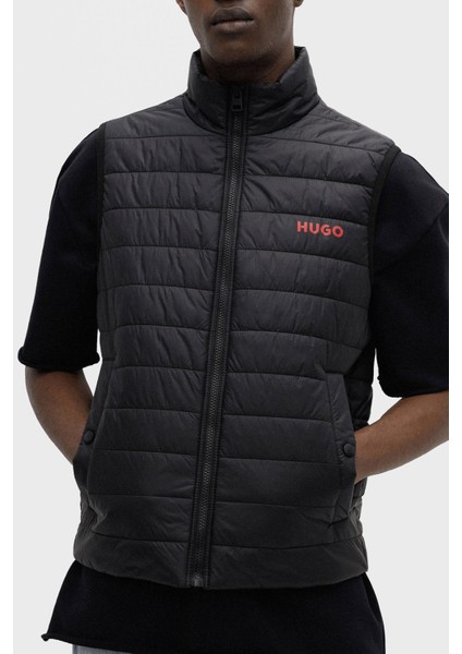 Su Geçirmez Slim Fit Dik Yaka Şişme Yelek Erkek Yelek 50468742 001