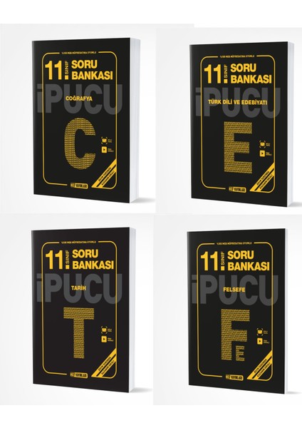 11. Sınıf Edebiyat - Tarih - Coğrafya - Felsefe Soru Seti 4 Kitap 2023