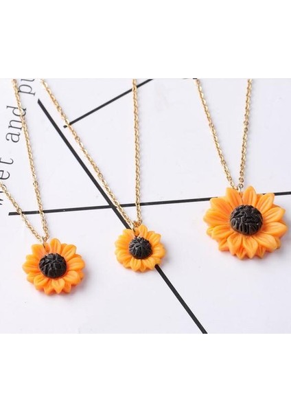 Zincir Yeni Ayçiçeği Küçük Daisy Çiçekler Charm Kolye 2mm (Yurt Dışından)