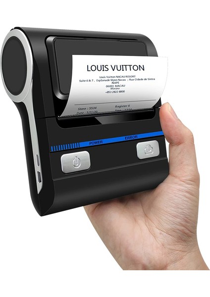 Ptfis Mil Taşınabilir Kablosuz Bluetooth Termal Yazıcı 80mm fırsatları