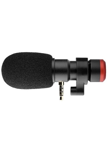 Andoer MIC06 Mini Fiş Smartphone Mikrofon Mıc 3.5mm Trrs Fiş Smartphone Video Kayıt Canlı Yayın Şarkı Mikrofonlar (Yurt Dışından)