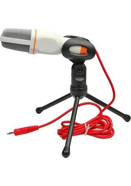 Kondenser Mikrofon 3.5mm Fiş Ev Stereo Mic Masaüstü Tripod Için Pc Video Skype Sohbet Oyun Podcast Kayıt Mikrofonlar (Yurt Dışından)
