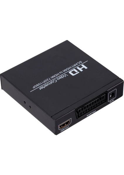 5066 Scart-Hdmı To HDMI 3.5mm Ses Çevirici Dönüştürücü 1080P Adaptör