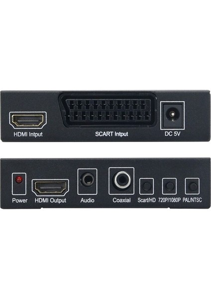 5066 Scart-Hdmı To HDMI 3.5mm Ses Çevirici Dönüştürücü 1080P Adaptör modelleri