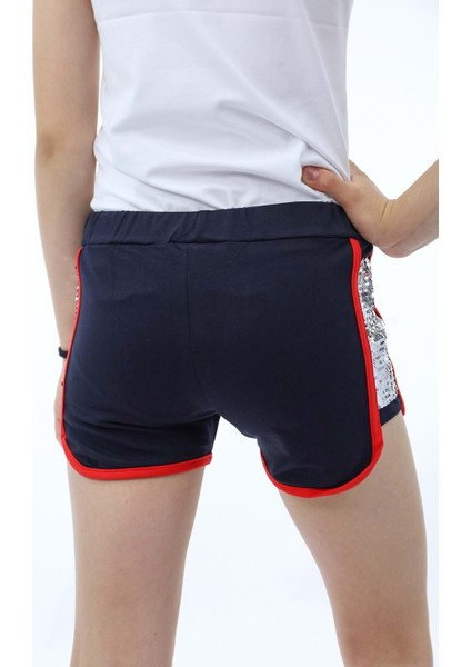 Toontoy Kız Çocuk Beli Lastikli Iki Yanı Çevirmeli Pullu Şort fiyatları