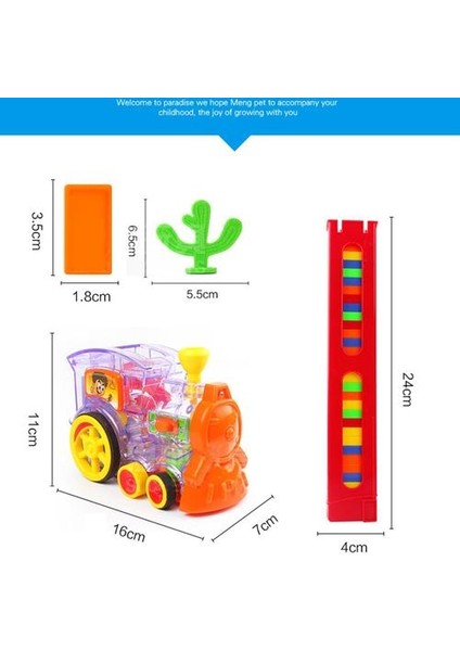 Çocuk Domino Tren Ses ve Işık ile Otomatik Başlatma Blok Asansör Atlama Kurulu Köprü Grubu Çocuk Eğitim Oyuncaklar (Yurt Dışından)