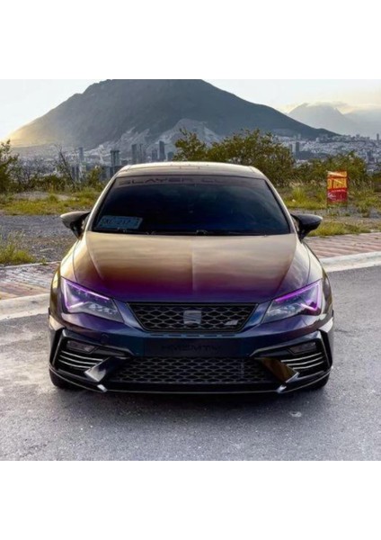 Seat Leon Mk3 Mk3.5 Batman Yarasa Ayna Kapağı Piano Black Abs Plastik