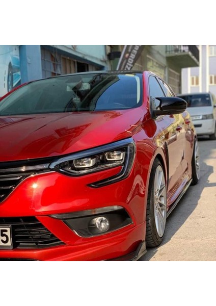 Renault Megane 4 Batman Yarasa Ayna Kapağı Piano Black Abs Plastik modelleri