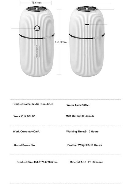 Nemlendirici 300 ml (Yurt Dışından)