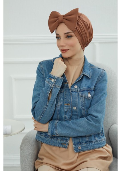 Dev Fiyonklu Bone,krem,b-11 modelleri