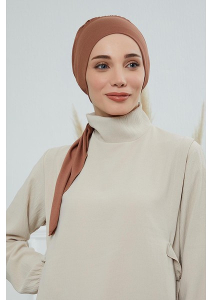 Kuşaklı Penye Bone,pudra,b-49 fiyatları