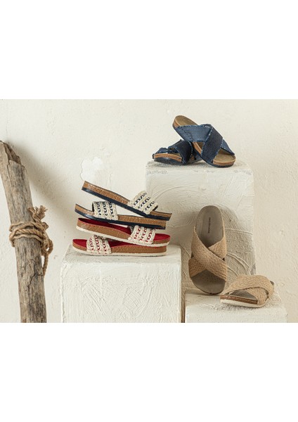 Soft Straw Kadın Sokak Terliği 39 Kırmızı modelleri