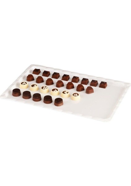 Polycarbonat Çikolata Teşhir Şeffaf 28X43 Kod:zcp 229