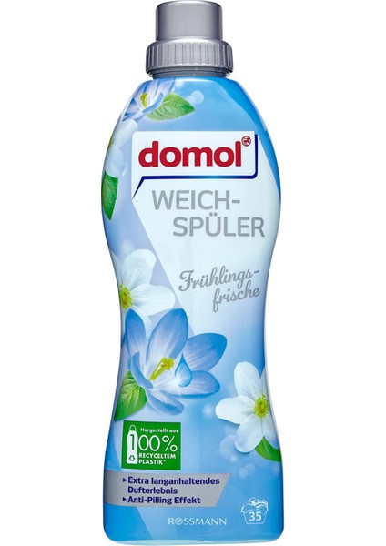 Domol Çamaşır Yumuşatıcısı Bahar Tazeliği 35 Yıkama 1000 ml