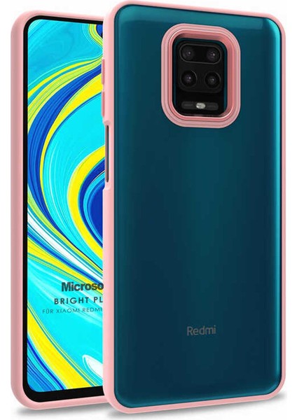 Xiaomi Redmi Note 9 Pro Max Kılıf Bright Planet Rose Gold