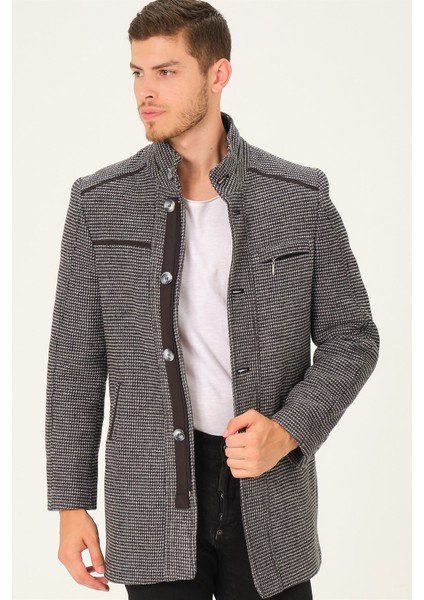 PLT8369 Dewberry Palto-Siyah-Gri modelleri