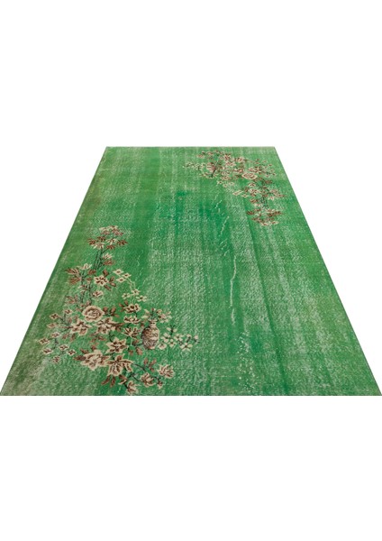 El Dokuma Vintage Halı 100% Yün 162 x 262 cm 8756
