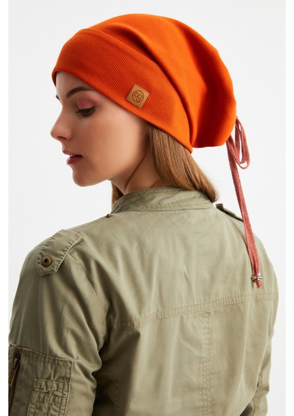 Kiremit Kadın Pamuklu Kaşkorse, Terletmez, Ultra Hafif ve Yumuşak Ipli Şapka Bere fırsatları