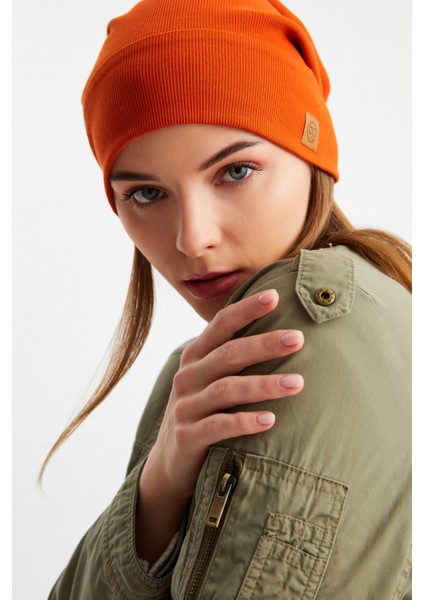 Kiremit Kadın Pamuklu Kaşkorse, Terletmez, Ultra Hafif ve Yumuşak Ipli Şapka Bere indirimleri