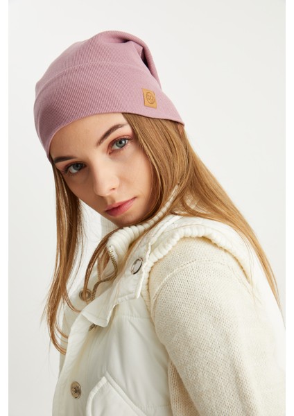 Gül Kurusu Kadın Pamuklu Kaşkorse, Terletmez, Ultra Hafif ve Yumuşak Ipli Şapka Bere indirimleri