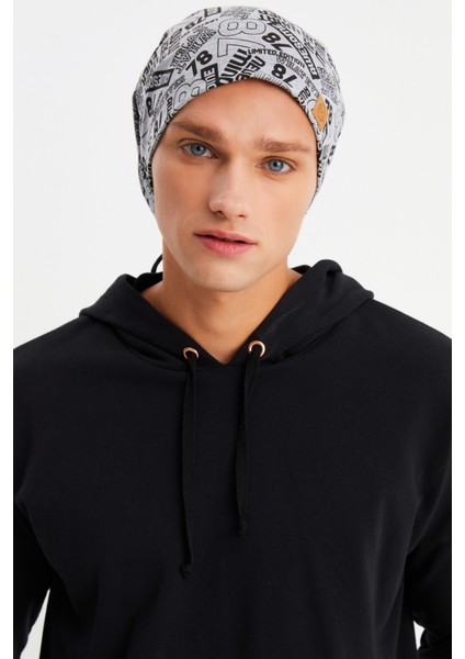 Gri Desen Erkek 4 Mevsim Pamuklu, Esnek, Ultra Yumuşak Hafif, Terletmez, Ip Detaylı Penye Şapka fiyatları