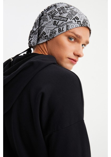 Gri Desen Erkek 4 Mevsim Pamuklu, Esnek, Ultra Yumuşak Hafif, Terletmez, Ip Detaylı Penye Şapka modelleri