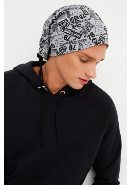 Gri Desen Erkek 4 Mevsim Pamuklu, Esnek, Ultra Yumuşak Hafif, Terletmez, Ip Detaylı Penye Şapka indirimleri