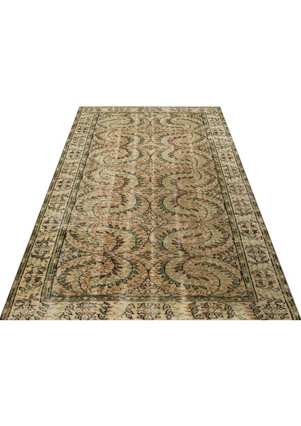 El Dokuma Vintage Eskitme Halı 143 x 242CM 8758