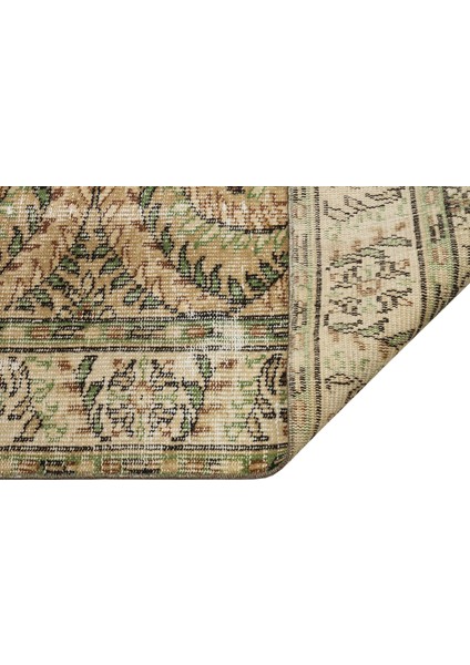 El Dokuma Vintage Eskitme Halı 143 x 242CM 8758