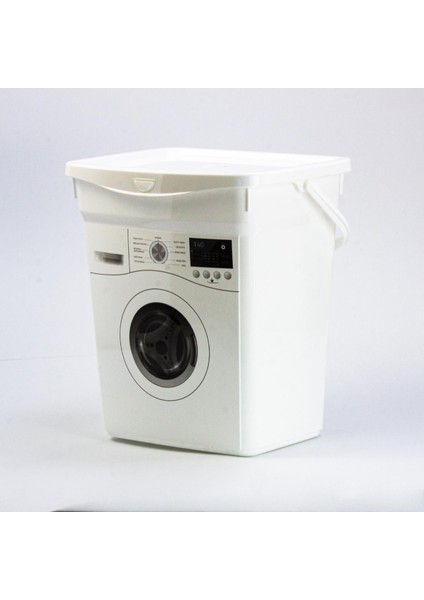 Q-Box Deterjanlık Makine Desenli 10 Lt