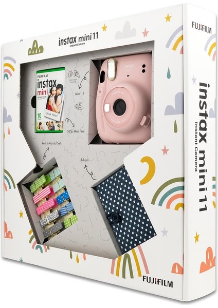 Fujıfılm - Instax Mini 11 Akordiyon Albüm ve Mandallı Pembe Box fiyatları