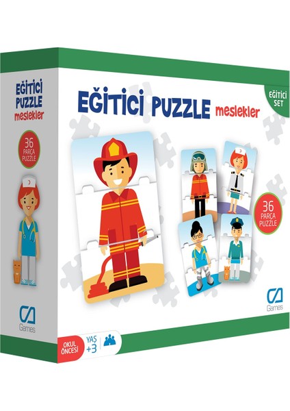 Eğitici Puzzle Meslekler Eğitici Set