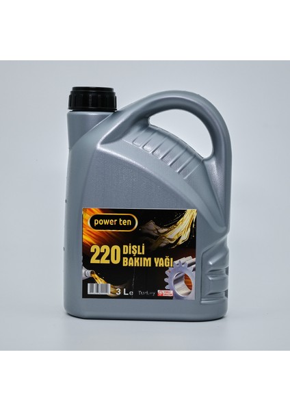 220 Numara Asansör Dişli Bakım Yağı 3 Litre 6 Adet 1 Koli