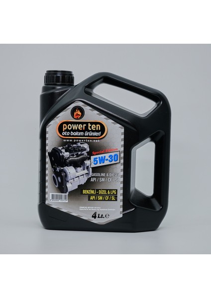 5W30 Motor Yağı 4 Litre ( Üretim Yılı: 2022 )