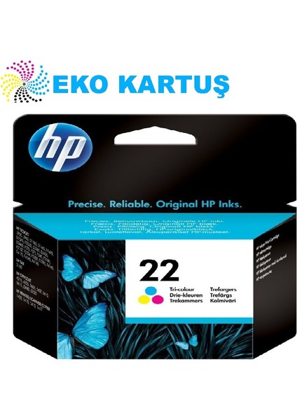 Hp Fax 3180 Orijinal 22 Renkli Kartuş