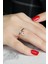 Ö Harfi 925 Ayar Gümüş Rose Yüzük - Y021901 2