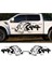 120X50 cm Siyah - 2 Adet Boğa 4x4 Off Road Araba Sticker 1