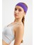 Mor Kadın Pamuklu Penye, Kaymaz, Terletmez, Ultra Hafif, Spor Saç Bandı Bandana 2