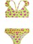 Çok Renkli Kız Çocuk Bikini Takım SM22110241 Neon Hearts Bikini 1