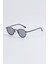 Sonic Oval Güneş Gözlüğü - Beyaz Çerçeve Füme Cam 1