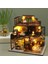 Dollhouse Montaj Kitleri Dıy Minyatür LED Işık Bebek Evi Zanaat Severler Için (Yurt Dışından) 2